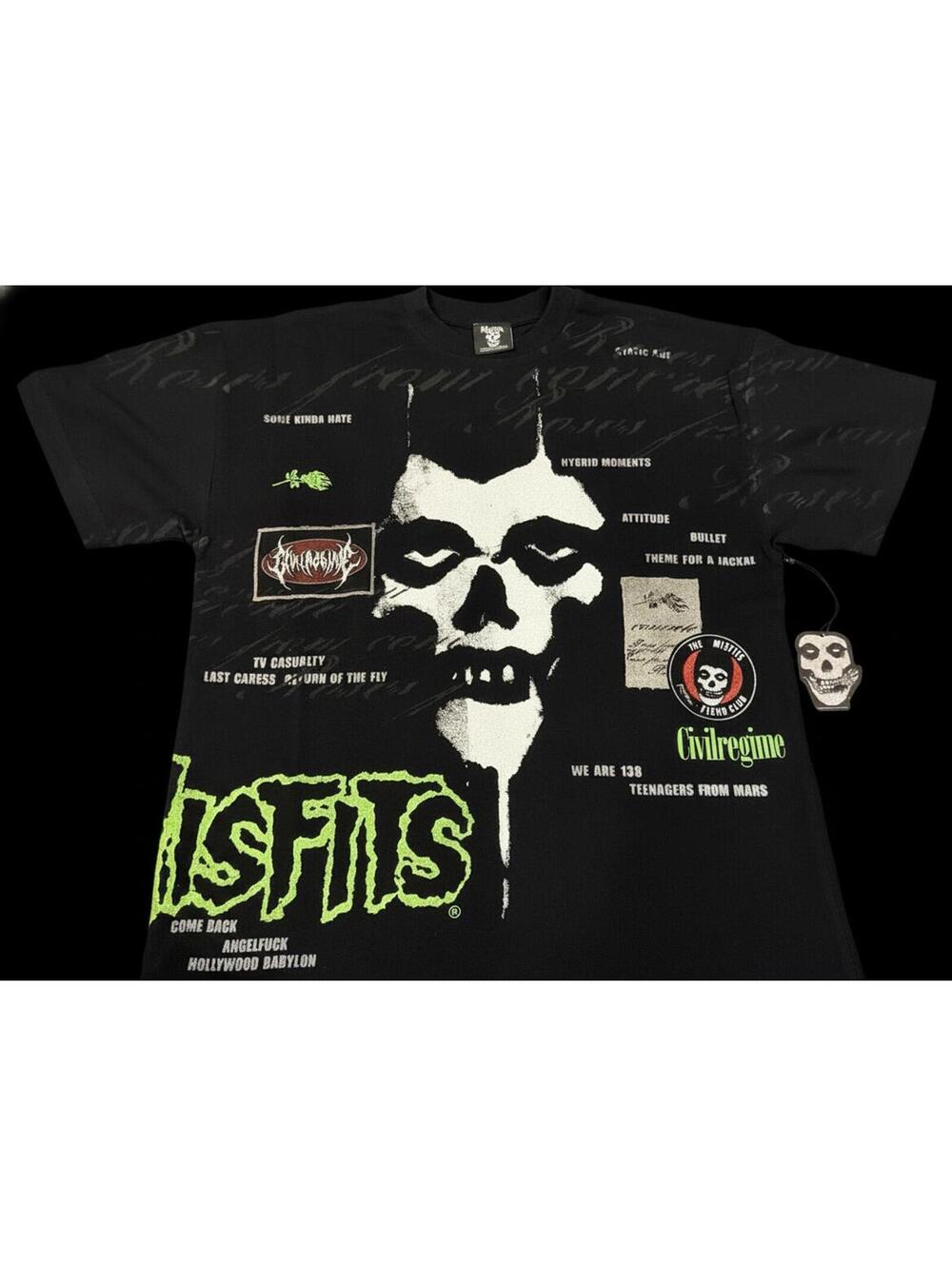Civil Regime x Misfits Friend Club Graphic T-Shirt Black XL